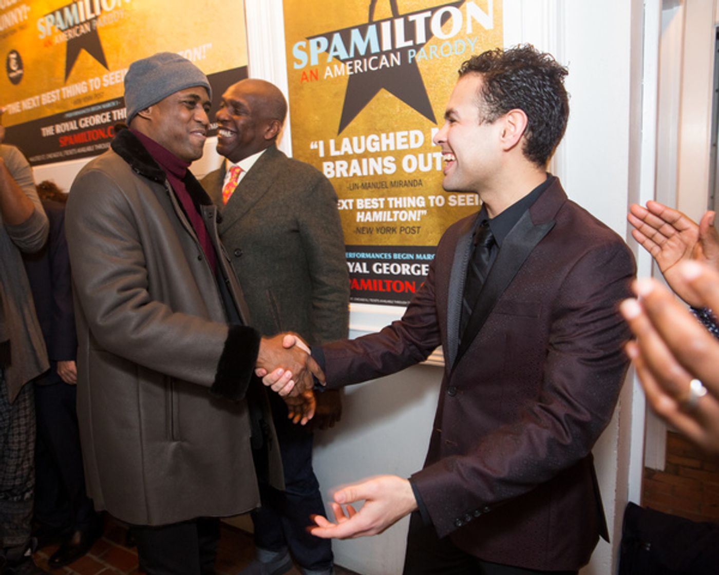 Photo Flash: HAMILTON's Wayne Brady and More Celebrate SPAMILTON's Chicago Opening  Image