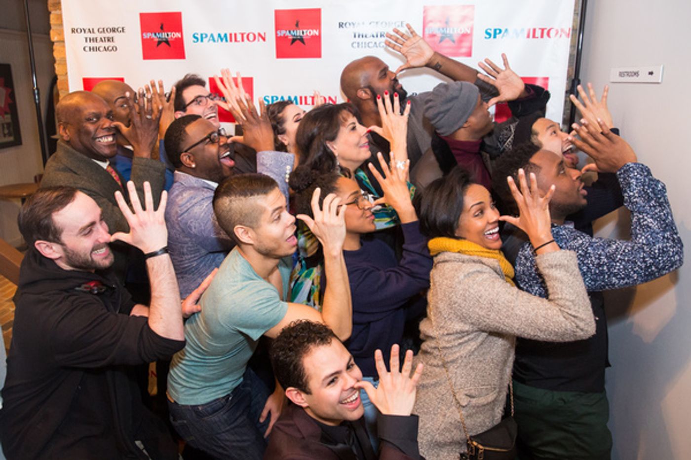 Photo Flash: HAMILTON's Wayne Brady and More Celebrate SPAMILTON's Chicago Opening  Image