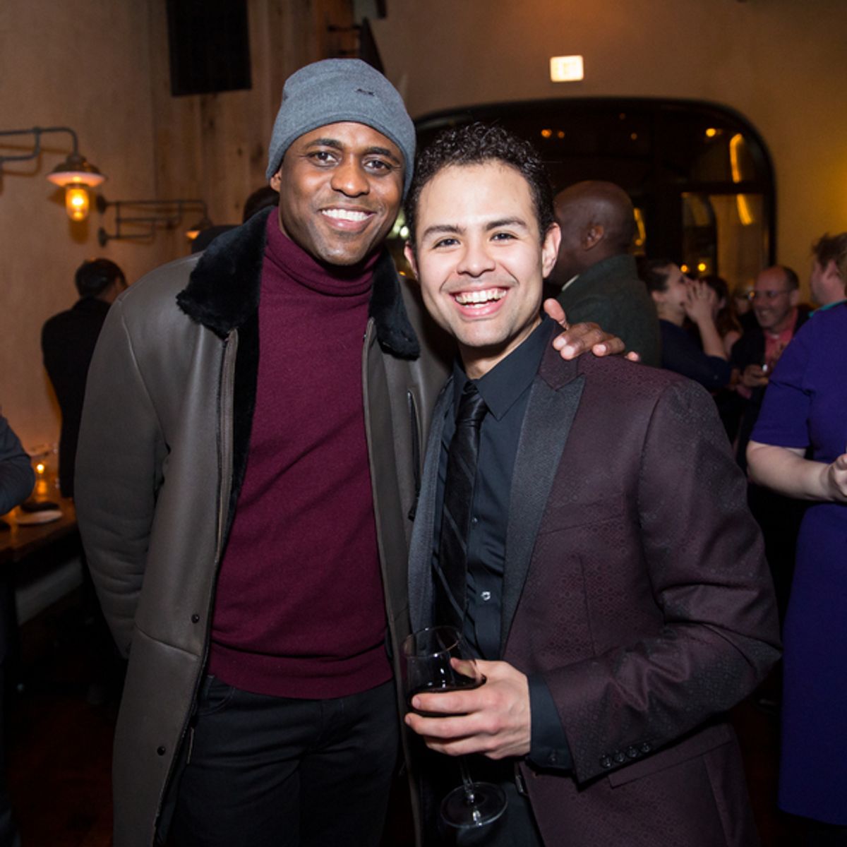 Wayne Brady and Yando Lopez at 