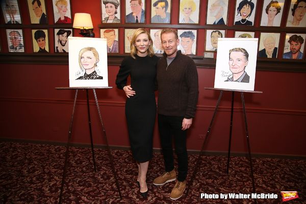 Photo Coverage: THE PRESENT's Cate Blanchett and Richard Roxburgh Unveil Portraits at Sardi's! — photo 21 of 31