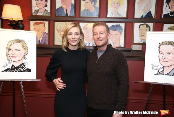 Photo Coverage: THE PRESENT's Cate Blanchett and Richard Roxburgh Unveil Portraits at Sardi's! — photo 20 of 31
