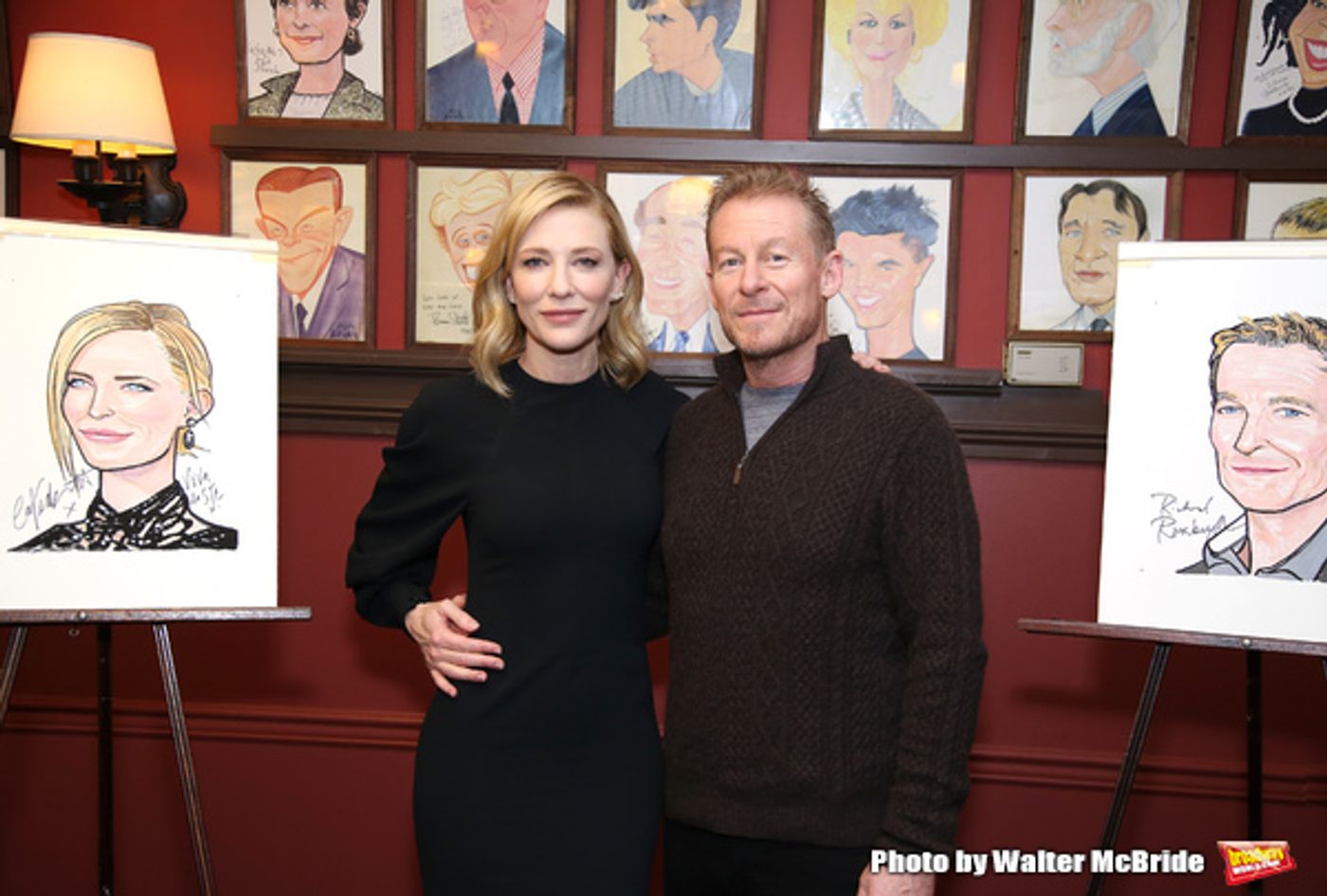 Photo Coverage: THE PRESENT's Cate Blanchett and Richard Roxburgh Unveil Portraits at Sardi's! Photo Coverage: THE PRESENT's Cate Blanchett and Richard Roxburgh Unveil Portraits at Sardi's! Image