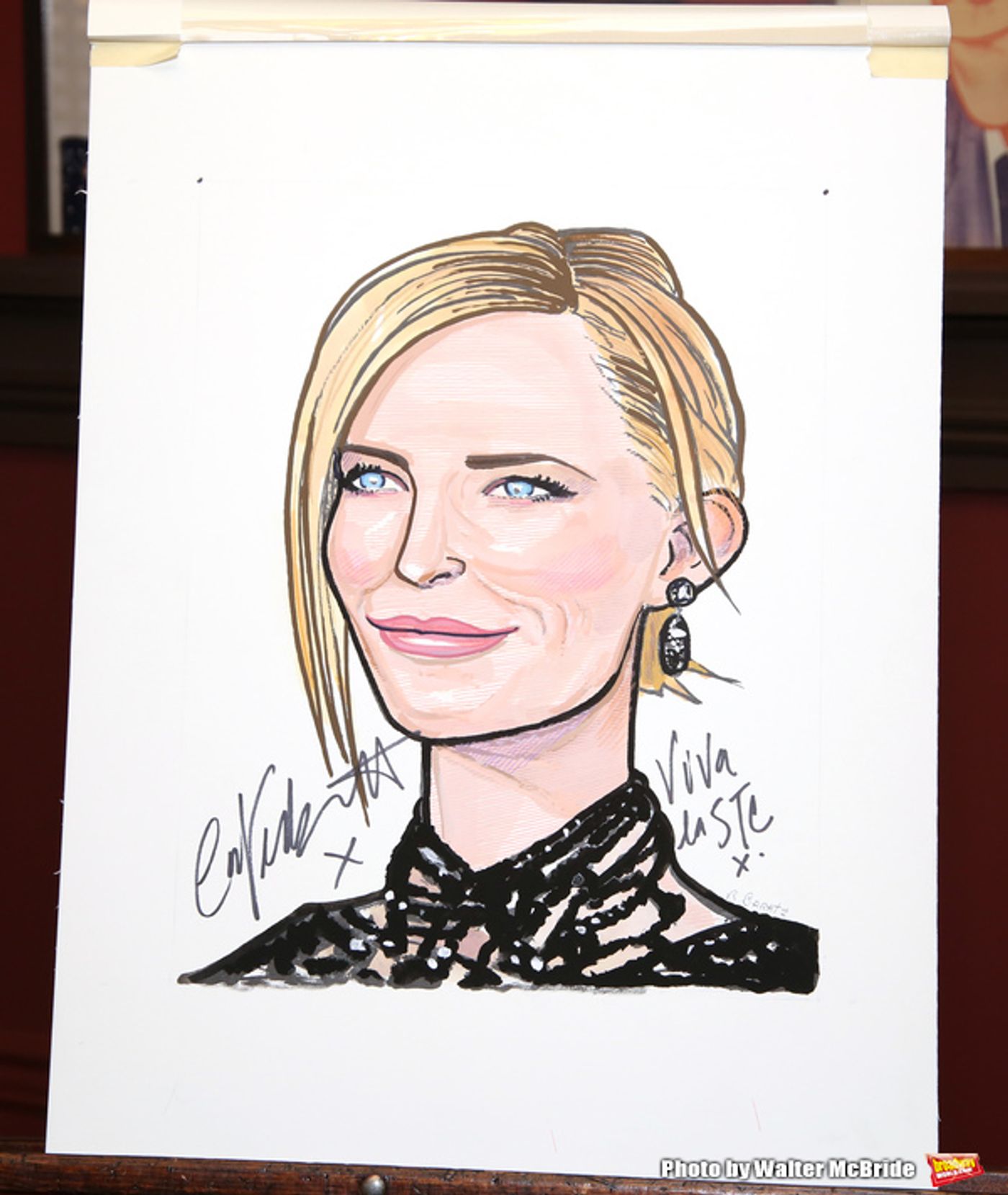 Photo Coverage: THE PRESENT's Cate Blanchett and Richard Roxburgh Unveil Portraits at Sardi's! Photo Coverage: THE PRESENT's Cate Blanchett and Richard Roxburgh Unveil Portraits at Sardi's! Image