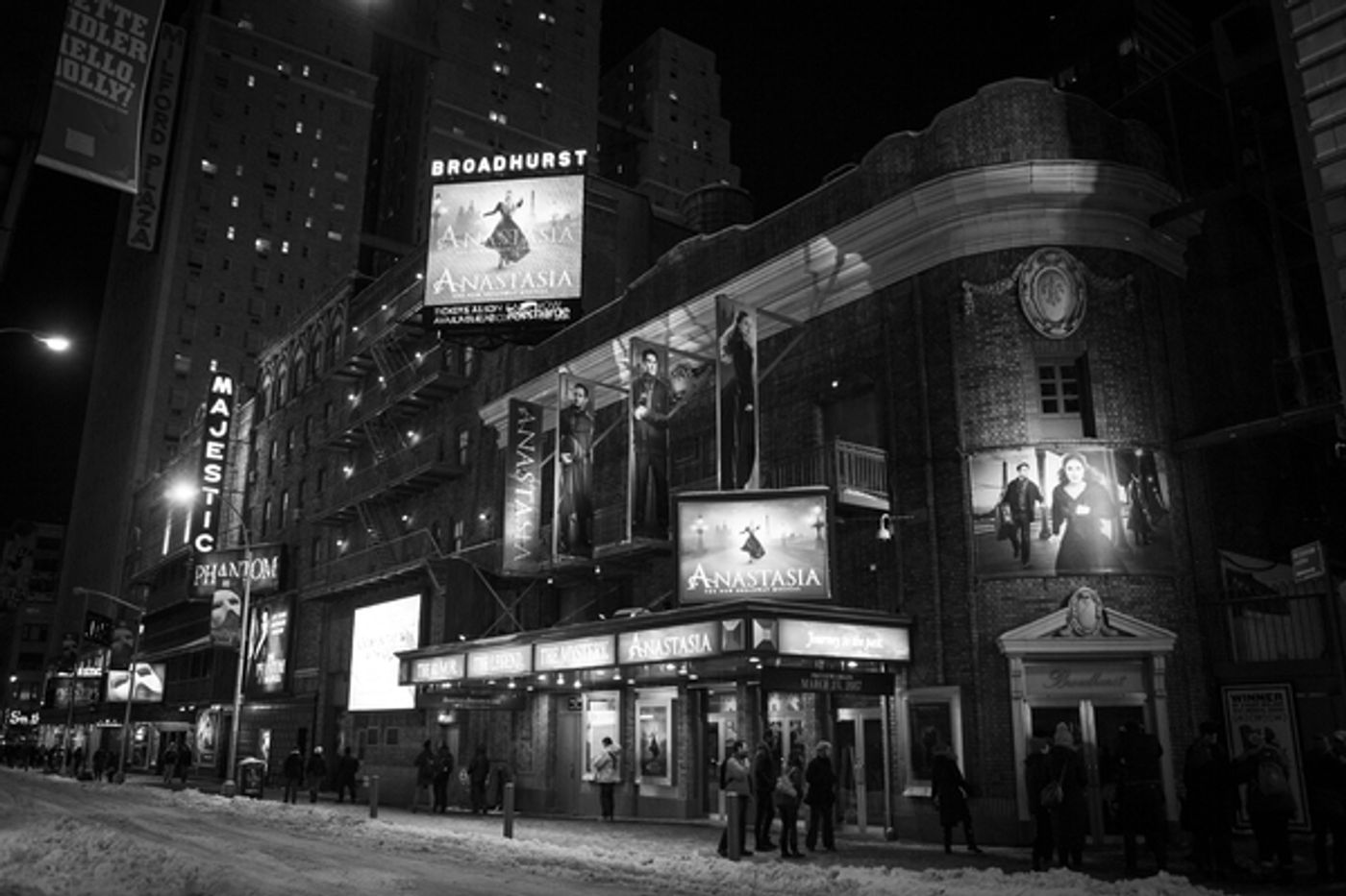 Photo Coverage: Broadway Gets Buried Under Winter Storm Stella Photo Coverage: Broadway Gets Buried Under Winter Storm Stella Image