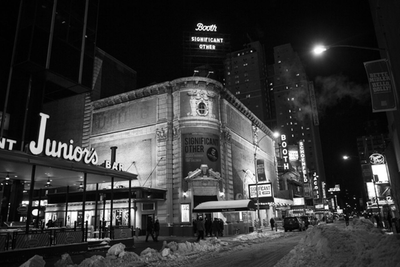 Photo Coverage: Broadway Gets Buried Under Winter Storm Stella Photo Coverage: Broadway Gets Buried Under Winter Storm Stella Image
