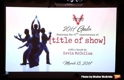  Vineyard Theatre 2017 Gala at the Edison Ballroom on March 14, 2017 in New York City Photo