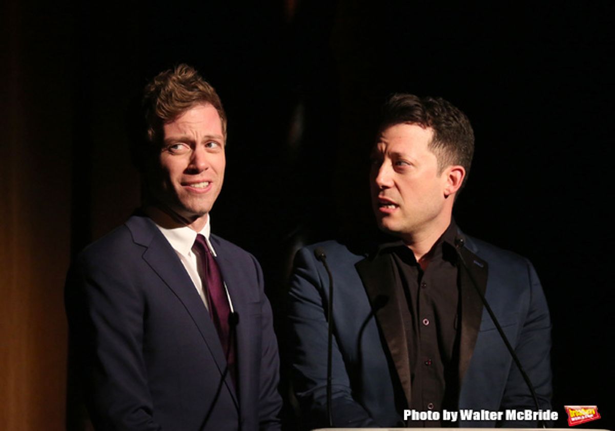 Barrett Foa and John Tartaglia  at 