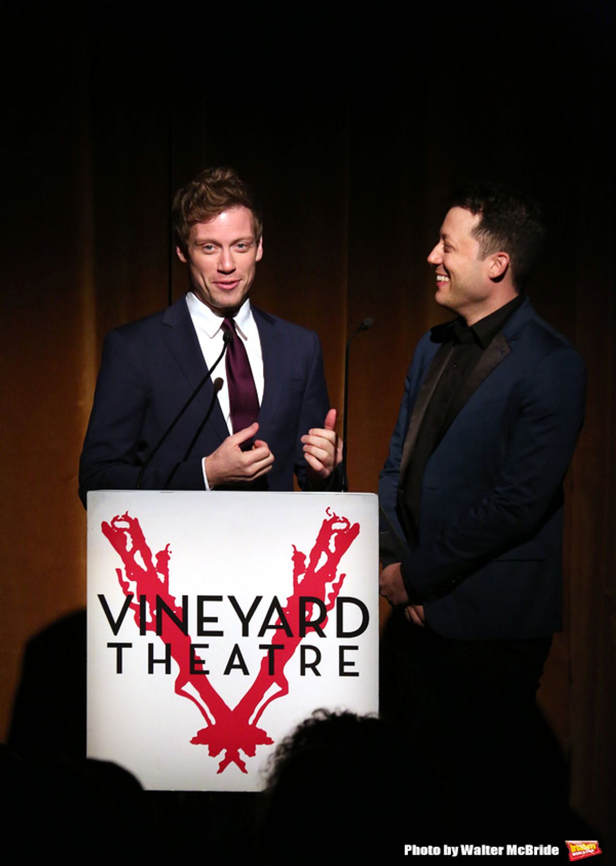 Barrett Foa and John Tartaglia  at 