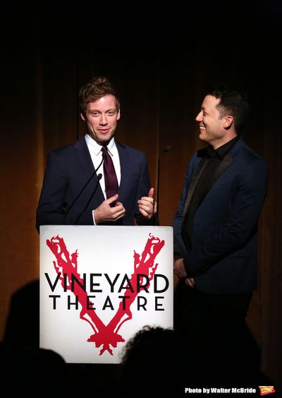 Barrett Foa and John Tartaglia  Photo