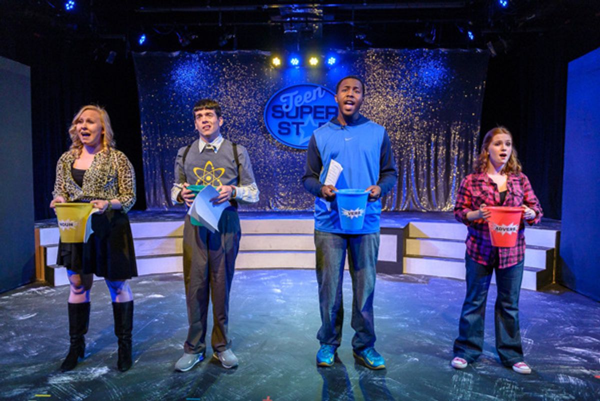 Kara Leonard, Brady Stevens, Dumar Valencia, and Meghan Anderson  at 