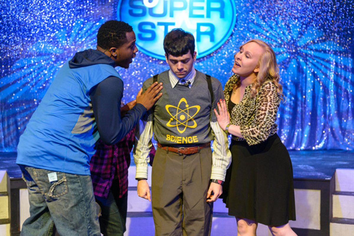 Dumar Valencia, Brady Stevens, and Kara Leonard VE at 