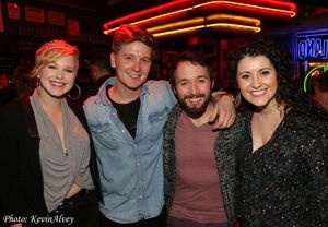 Brook Wood, Max Sangerman, Gabe Violett and Tess Primark @ BroadwayWorld Brook Wood, Max Sangerman, Gabe Violett and Tess Primark Photo