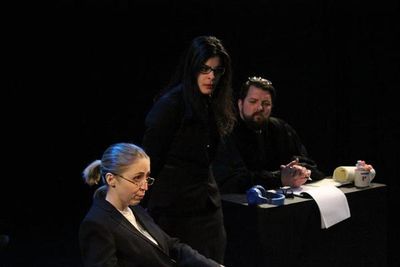 Justine Wiesinger, Lynnette Victoria, and John T. Liszewski Photo