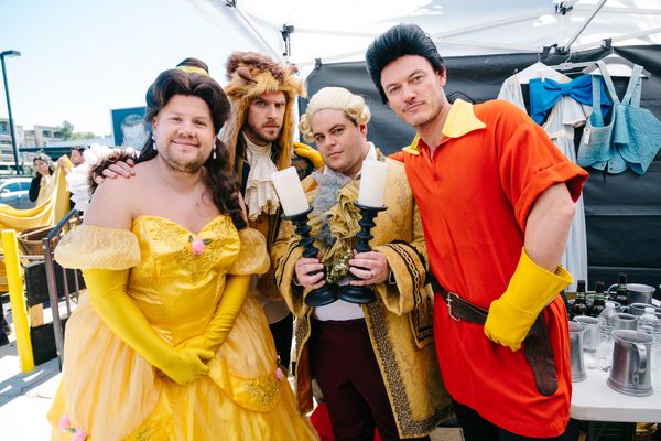 Photo Flash: BEAUTY AND THE BEAST Cast Perform 'Crosswalk the Musical' on CORDEN — photo 5 of 11