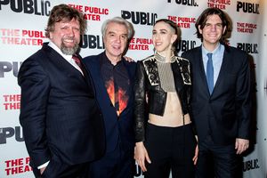 Oskar Eustis, David Byrne, Jo Lampert, Alex Timbers @ BroadwayWorld Oskar Eustis, David Byrne, Jo Lampert, Alex Timbers Photo