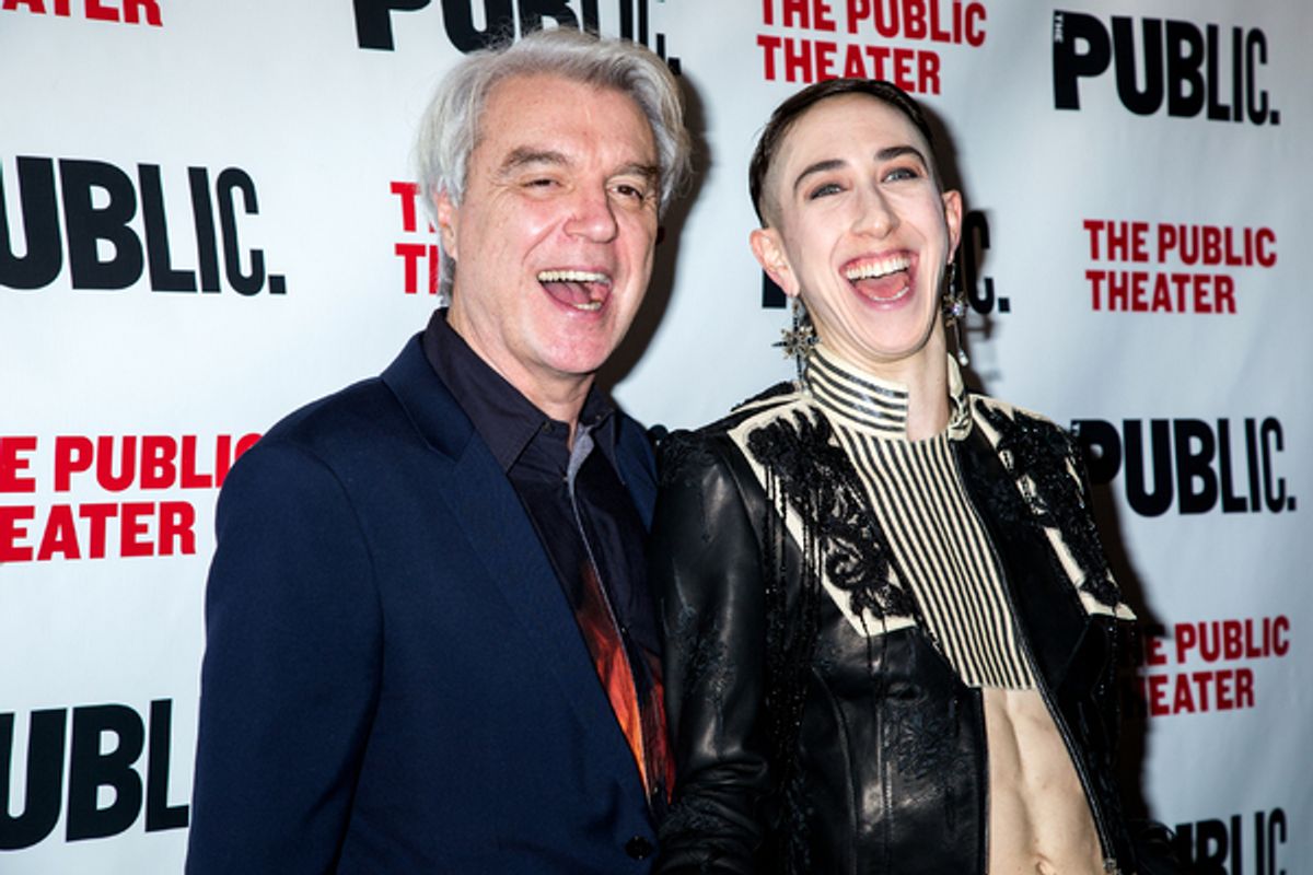 David Byrne, Jo Lampert at 