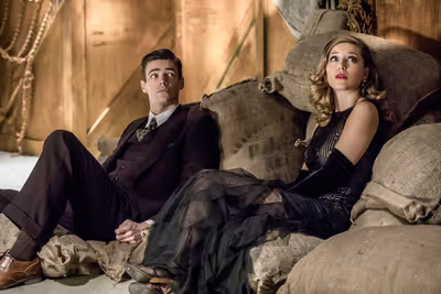 Grant Gustin and Melissa Benoist Photo