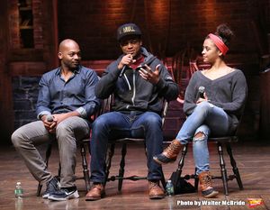 Brandon Victor Dixon, J. Quinton Johnson and Sasha Hollinger @ BroadwayWorld Brandon Victor Dixon, J. Quinton Johnson and Sasha Hollinger Photo