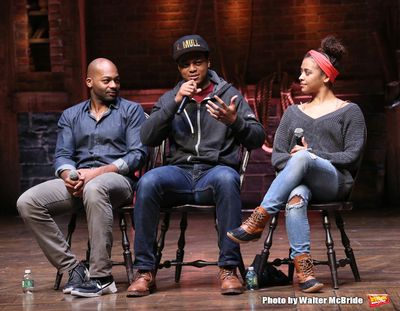 Brandon Victor Dixon, J. Quinton Johnson and Sasha Hollinger  Photo
