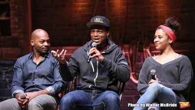 Brandon Victor Dixon, J. Quinton Johnson and Sasha Hollinger Photo
