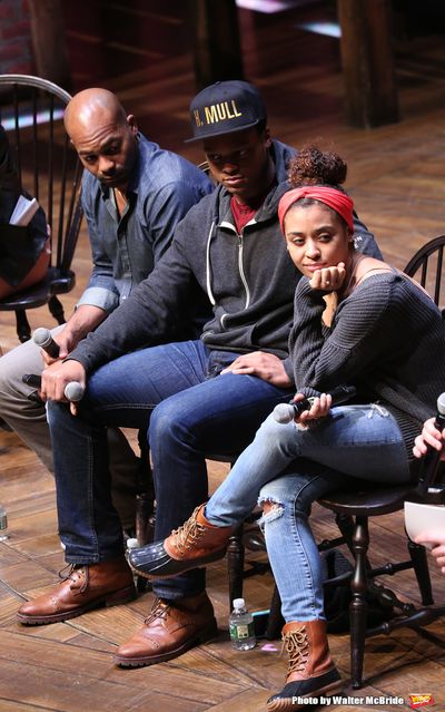 Brandon Victor Dixon, J. Quinton Johnson and Sasha Hollinger  Photo