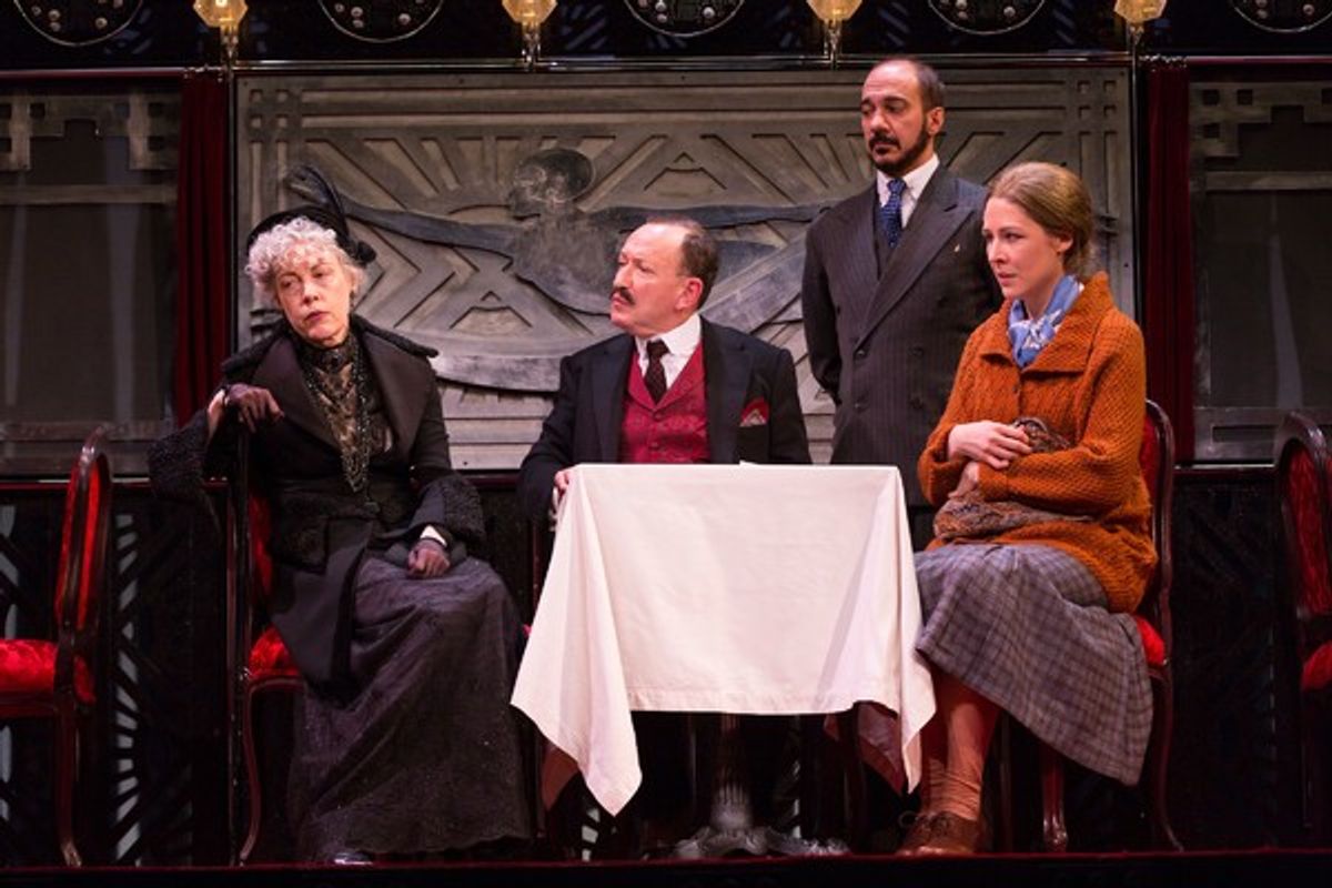 Veanne Cox, Allan Corduner, Evan Zes and Samantha Steinmetz at 