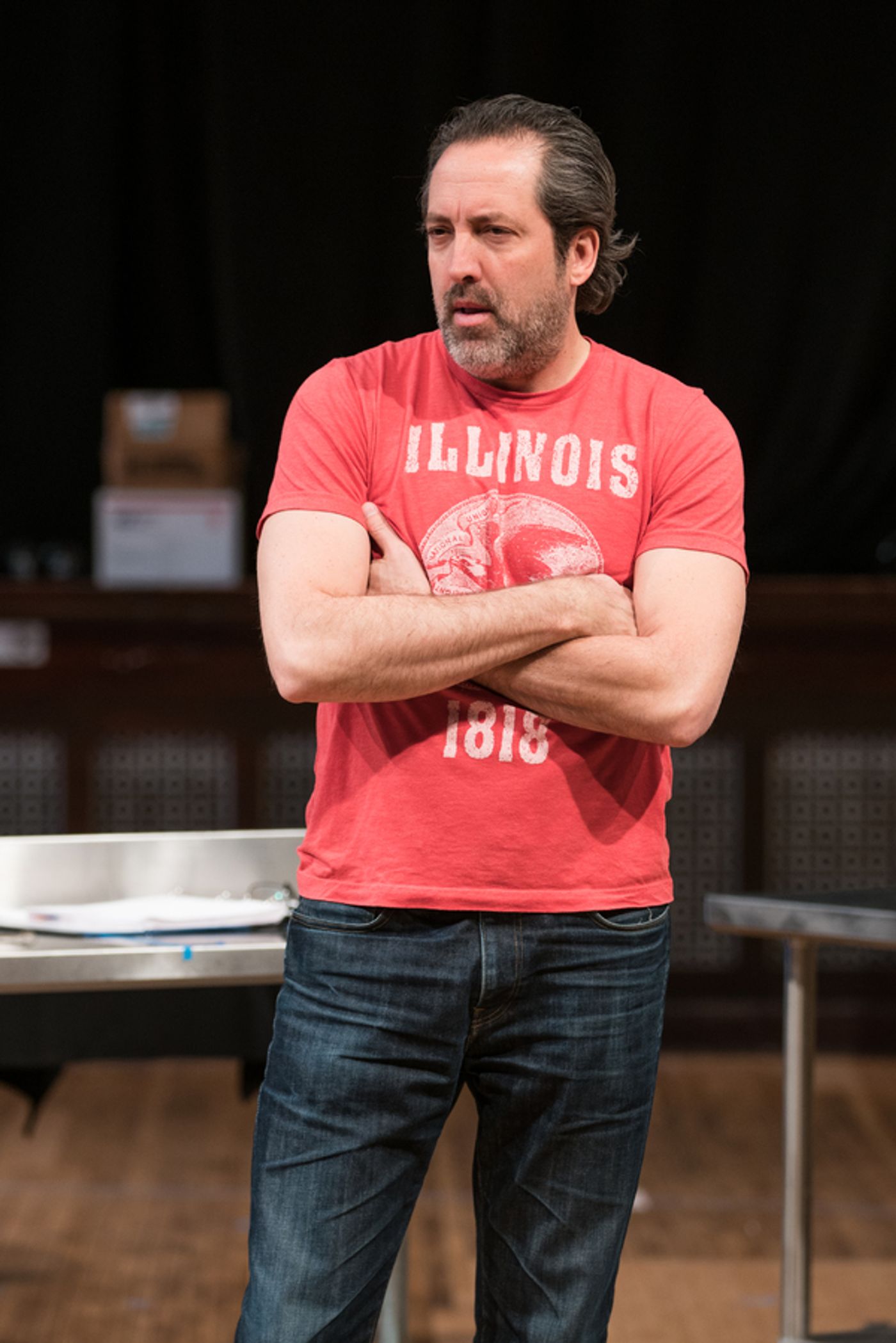 Photo Flash: In Rehearsal with Tracy Letts and More for LINDA VISTA at Steppenwolf  Image