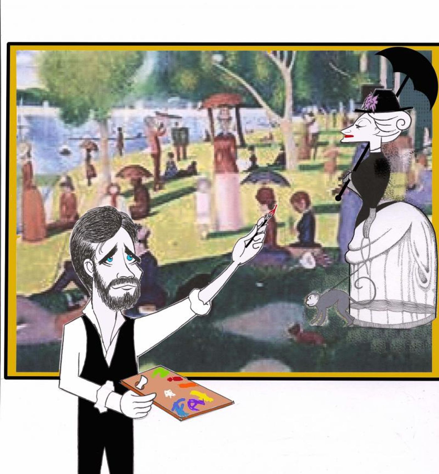 BWW Exclusive: Ken Fallin Draws the Stage - SUNDAY IN THE PARK WITH GEORGE Image
