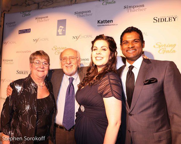 Joanne W. Lawson, Peter Yarraw Honoree, Amanda Woodbury, Soprano, Sean Panikkar Photo