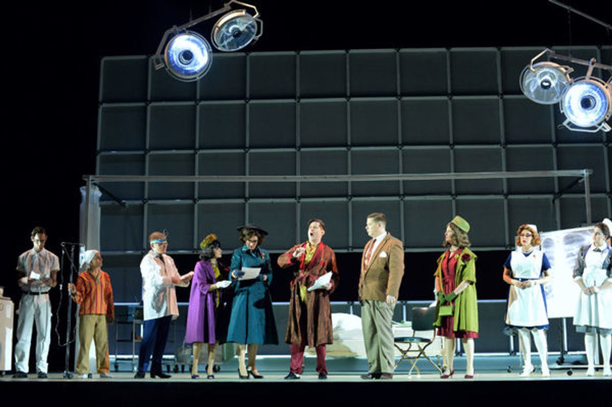 Justin Boss (Doctor #2), Rana Ebrahimi (Josh), Kyle Erdos-Knapp (Doctor), Alexandra Martinez-Turano (Sharon), Suzan Hanson (Lillian), Justin Ryan (Walt), Zeffin Quinn Hollis (Roy), Lara Ryan (Diane), Jamie Chamberlin (Hazel), Kira Dills-DeSurra (Nurse) at 