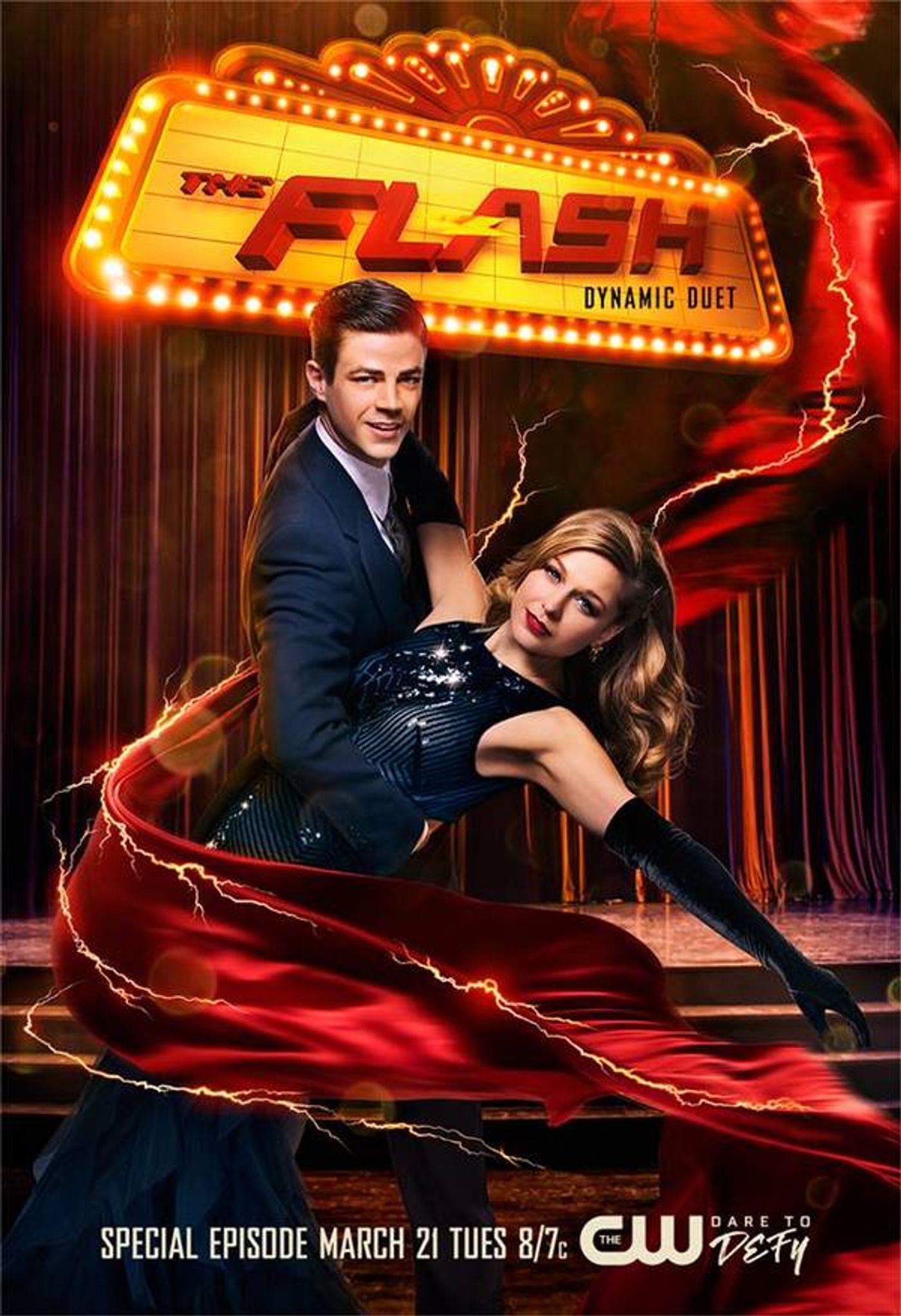 Photo Flash: Poster Art Revealed for FLASH/SUERGIRL Musical Episode Photo Flash: Poster Art Revealed for FLASH/SUERGIRL Musical Episode Image