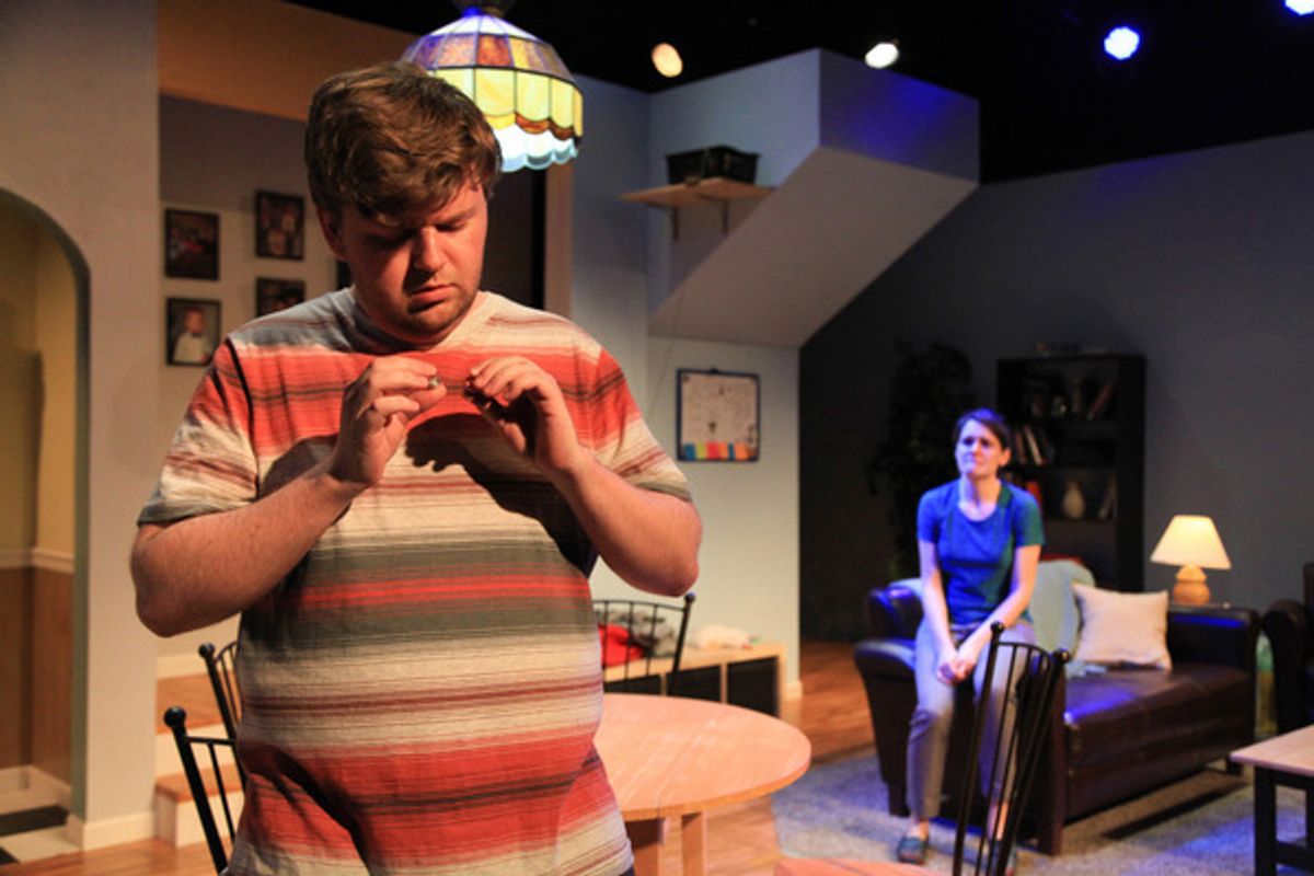 Justin Tsatsa and Amy Johnson at 