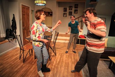 Heidi Katz, Amy Johnson and Justin Tsatsa Photo