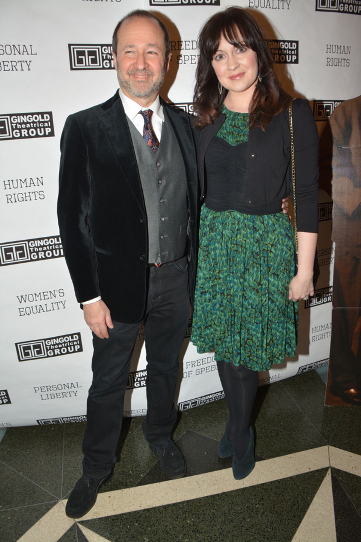 Steven Lutvak and Catherine Walker at 