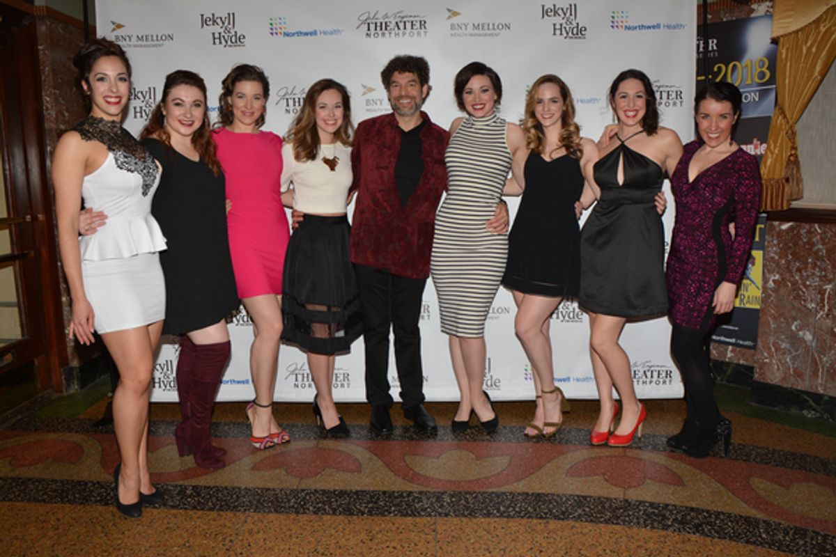 Paul Stancato, Megan Koumis, Lily Dickinson, Caitlyn Caughell, Liana Hunt, Laura Helm. Teresa Whitt, Rebecca Kuznick and Lauren Gobes at 