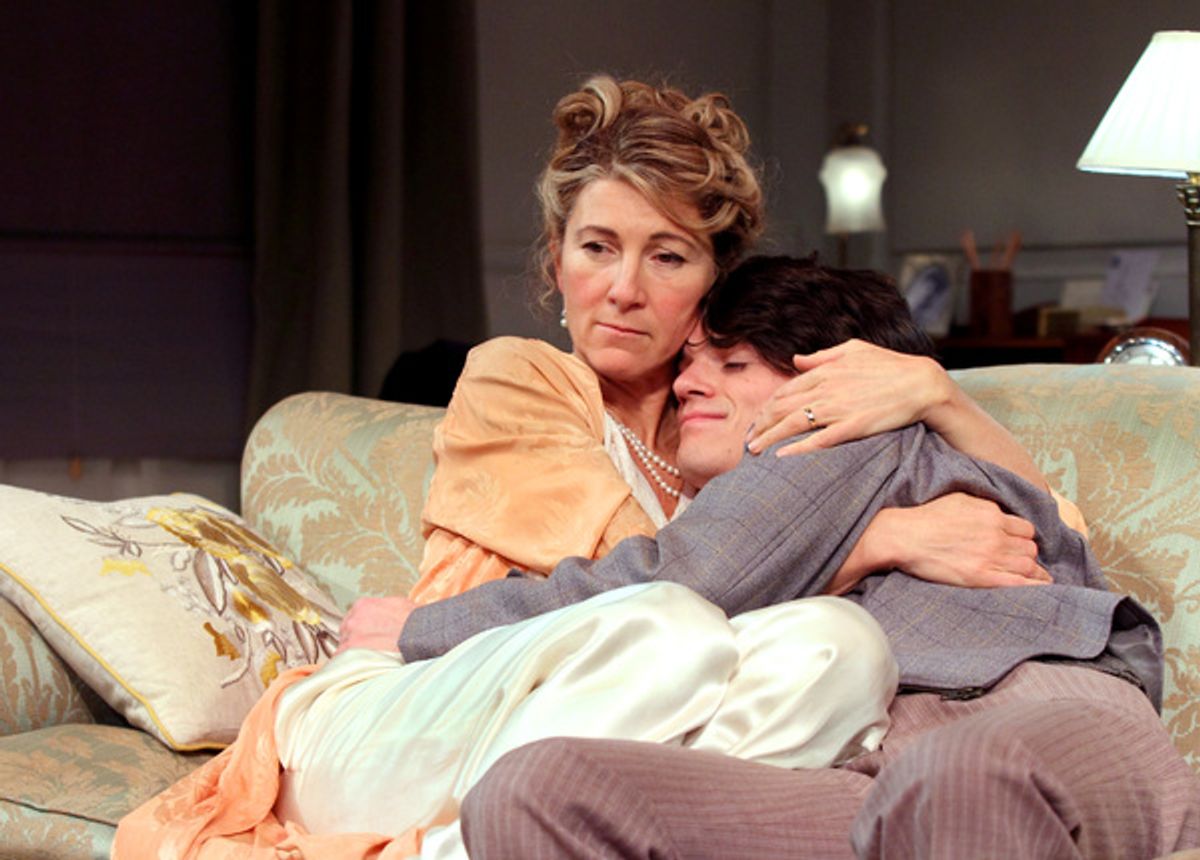 Eve Best and Edward Bluemel at 