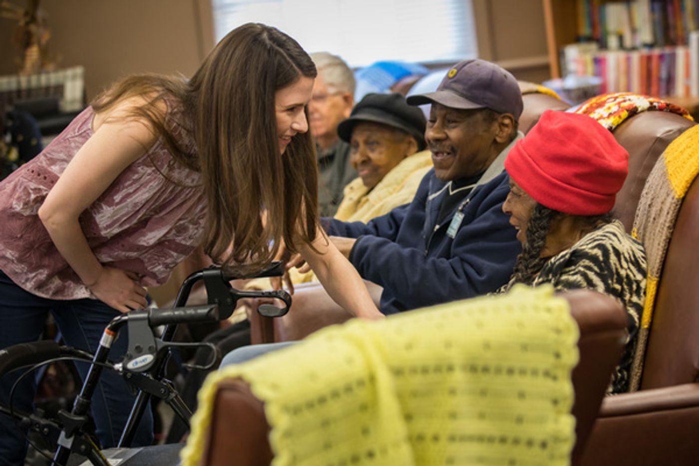Photo Flash: AN AMERICAN IN PARIS Tour Stars Sing for Seniors in Denver  Image
