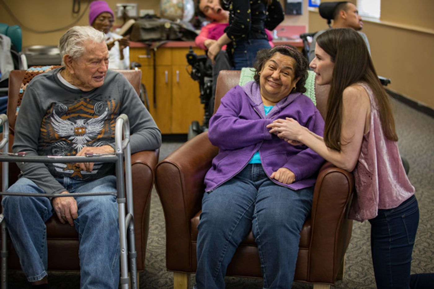 Photo Flash: AN AMERICAN IN PARIS Tour Stars Sing for Seniors in Denver  Image
