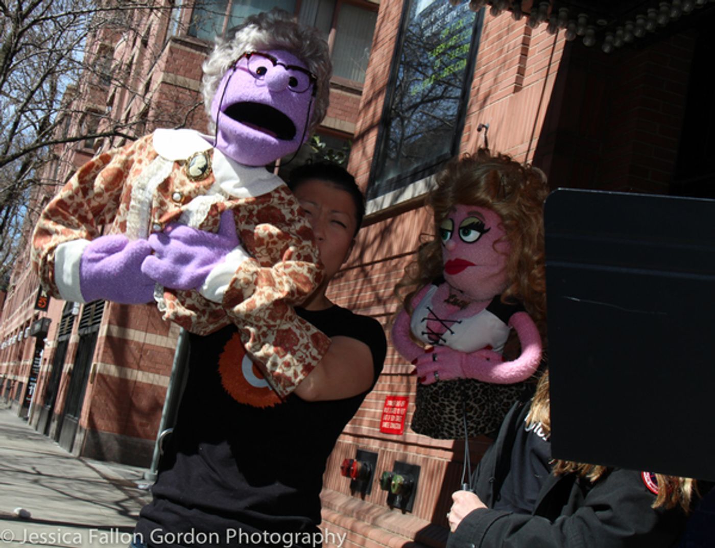 Photo Coverage: AVENUE Q's Puppet Trump & Puppet Hillary Debate Puppet Rights on World Puppetry Day! Photo Coverage: AVENUE Q's Puppet Trump & Puppet Hillary Debate Puppet Rights on World Puppetry Day! Image