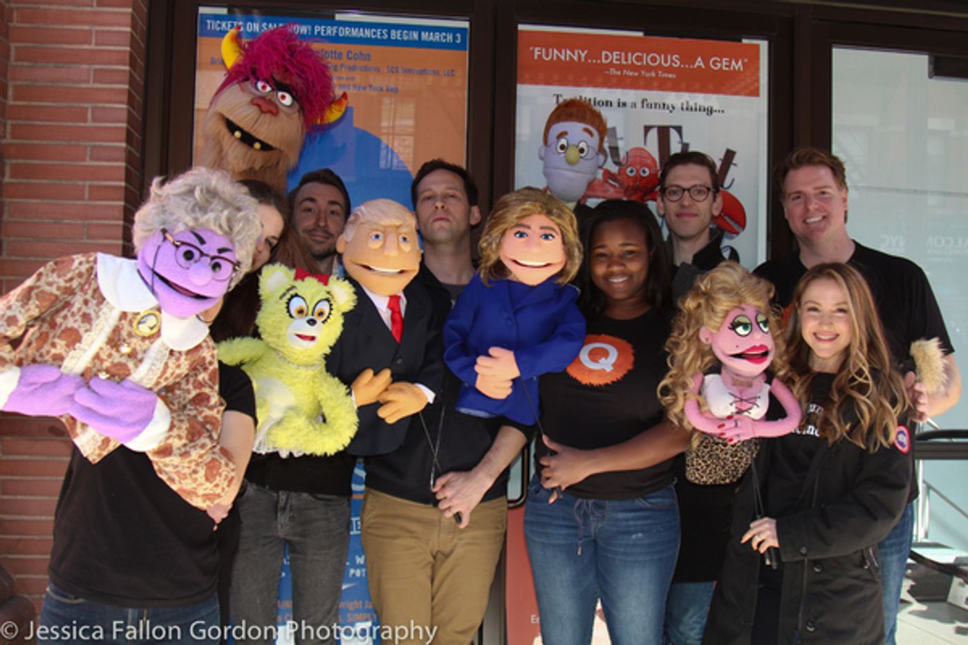 Photo Coverage: AVENUE Q's Puppet Trump & Puppet Hillary Debate Puppet Rights on World Puppetry Day! Photo Coverage: AVENUE Q's Puppet Trump & Puppet Hillary Debate Puppet Rights on World Puppetry Day! Image