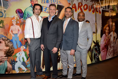 David McElwee, Brian Hutchison, Omar Metwally and Austin Smith Photo