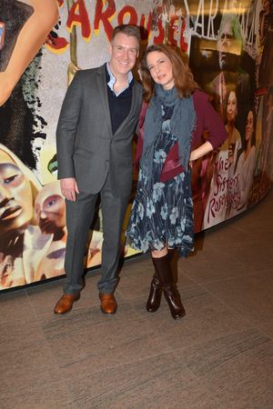 Brian Hutchison and Robin Weigert @ BroadwayWorld Brian Hutchison and Robin Weigert Photo