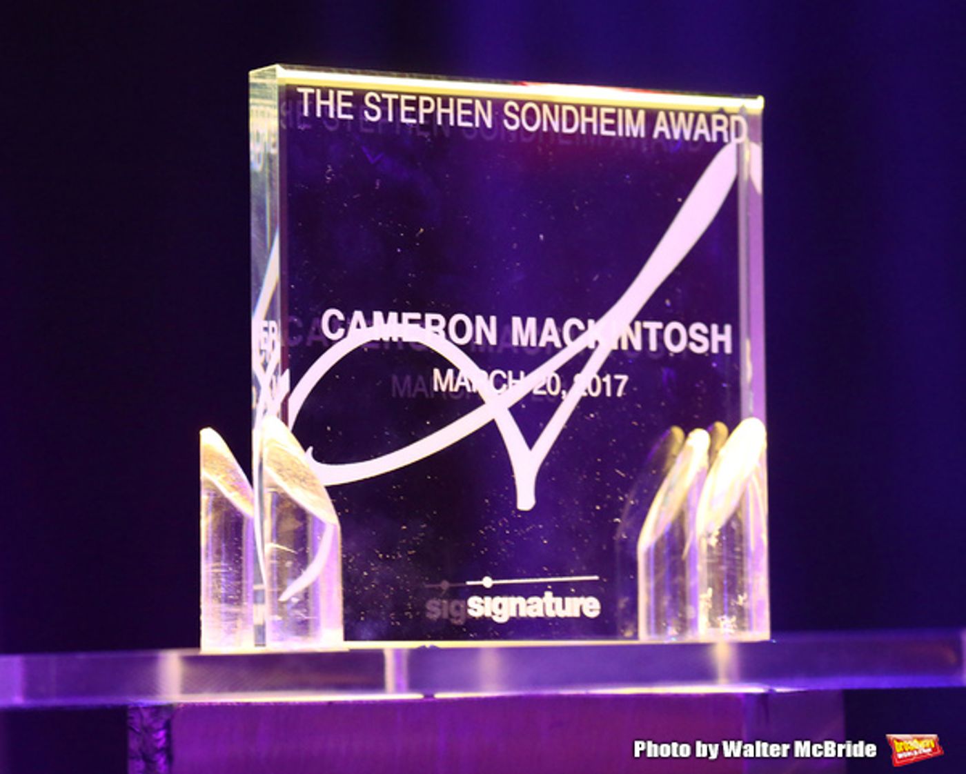Photo Coverage: Signature Theatre Honors Cameron Mackintosh with Stephen Sondheim Award  Image