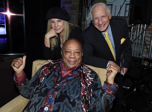 Barbra Streisand, Quincy Jones, and Mel Brooks Photo
