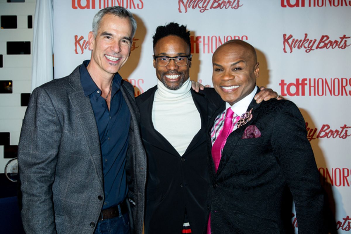 Jerry Mitchell, Billy Porter, Nathan Lee Graham at 