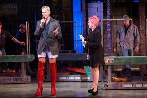 Cyndi Lauper and Jerry Mitchell @ BroadwayWorld Cyndi Lauper and Jerry Mitchell Photo