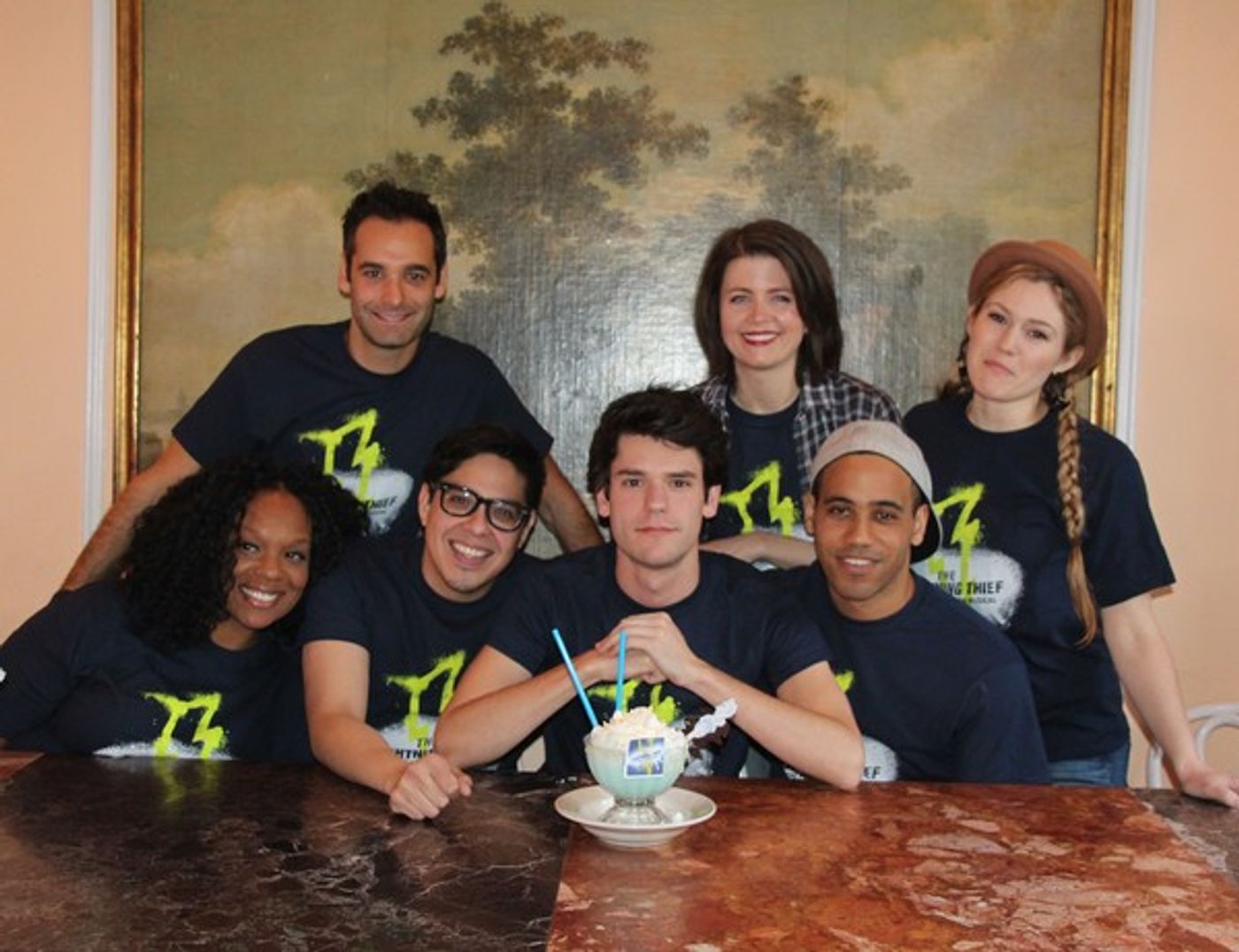 Photo Flash: THE LIGHTNING THIEF Cast Sips 'Frrrozen Hot Blue Chocolate' at Serendipity 3 Photo Flash: THE LIGHTNING THIEF Cast Sips 'Frrrozen Hot Blue Chocolate' at Serendipity 3 Image