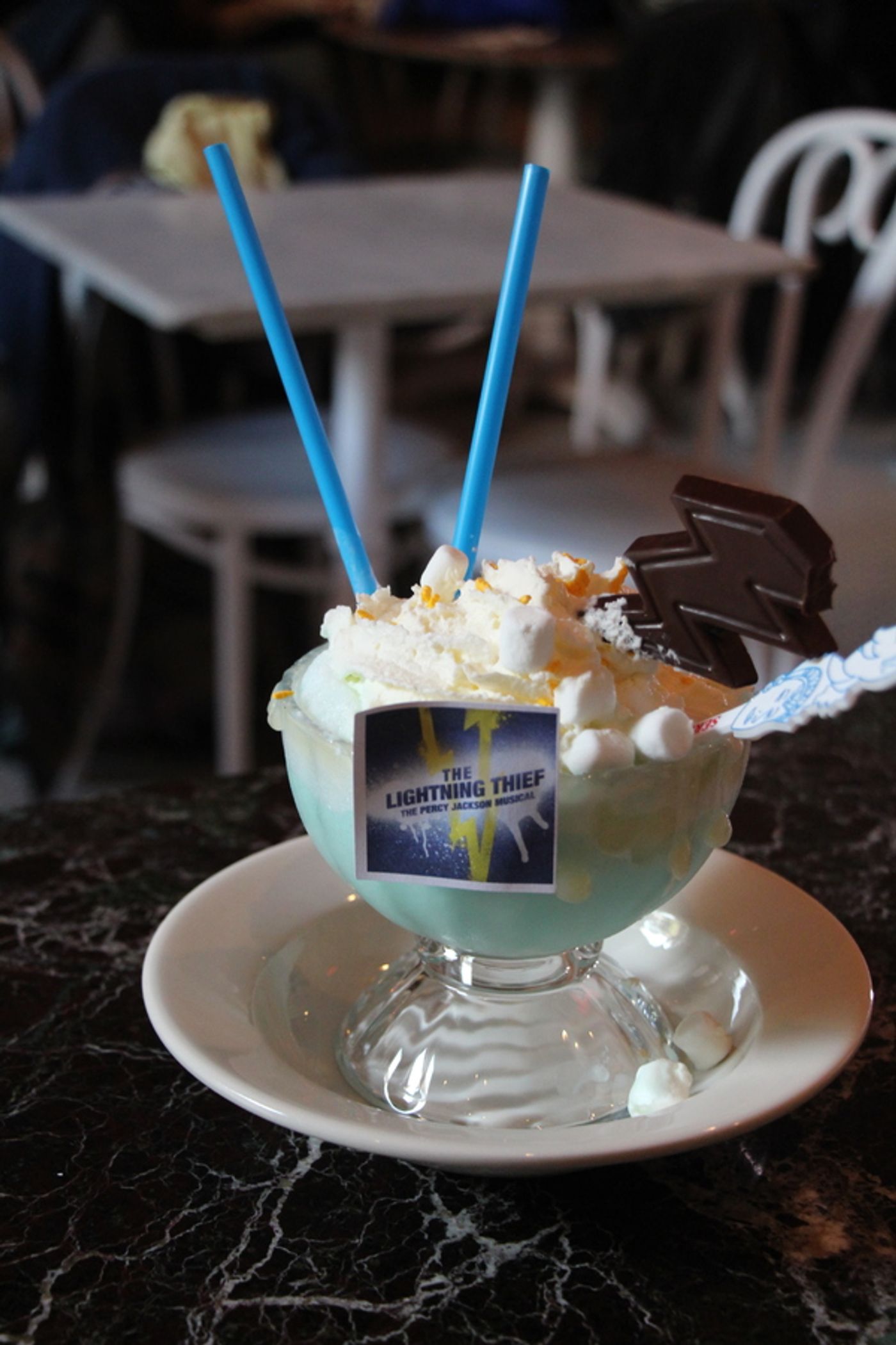 Photo Flash: THE LIGHTNING THIEF Cast Sips 'Frrrozen Hot Blue Chocolate' at Serendipity 3 Photo Flash: THE LIGHTNING THIEF Cast Sips 'Frrrozen Hot Blue Chocolate' at Serendipity 3 Image