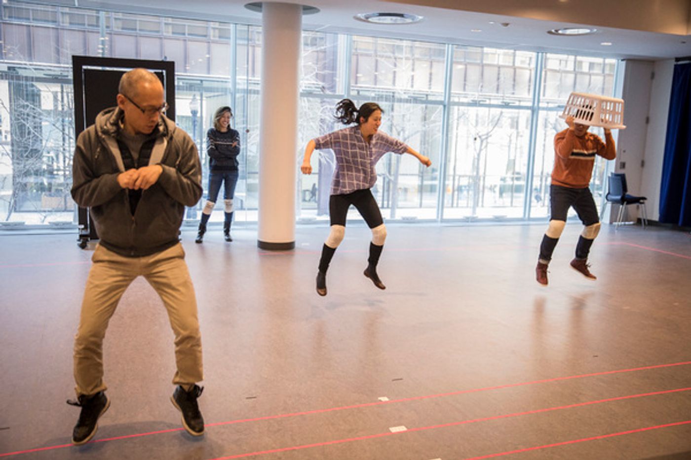 Photo Flash: Inside Rehearsal for KING OF THE YEES at Goodman Theatre  Image