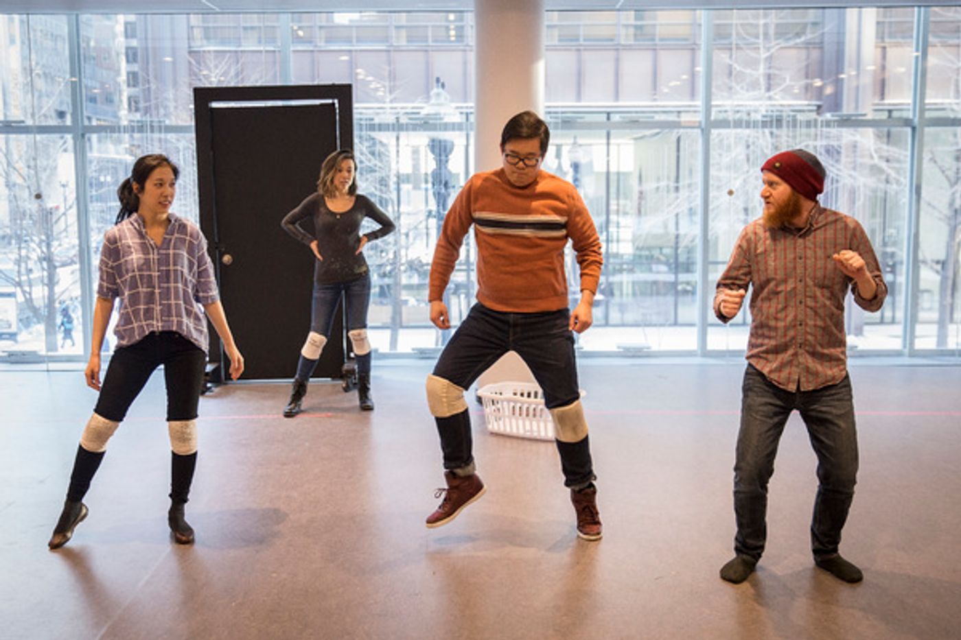 Photo Flash: Inside Rehearsal for KING OF THE YEES at Goodman Theatre  Image